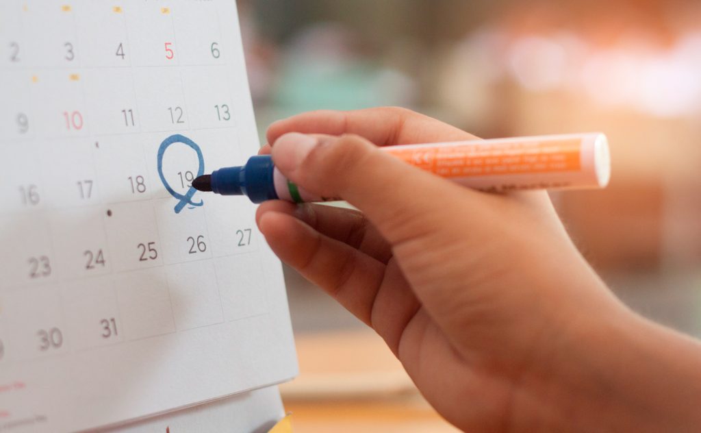 Asesoría Empresarial - Calendario - Contigo en el negocio